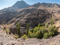 Das Revier Chale Ghar bei Veshnaveh, Iran